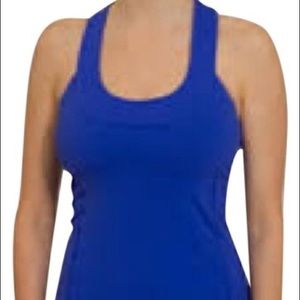Lululemon royal blue scoop neck yoga workout tank